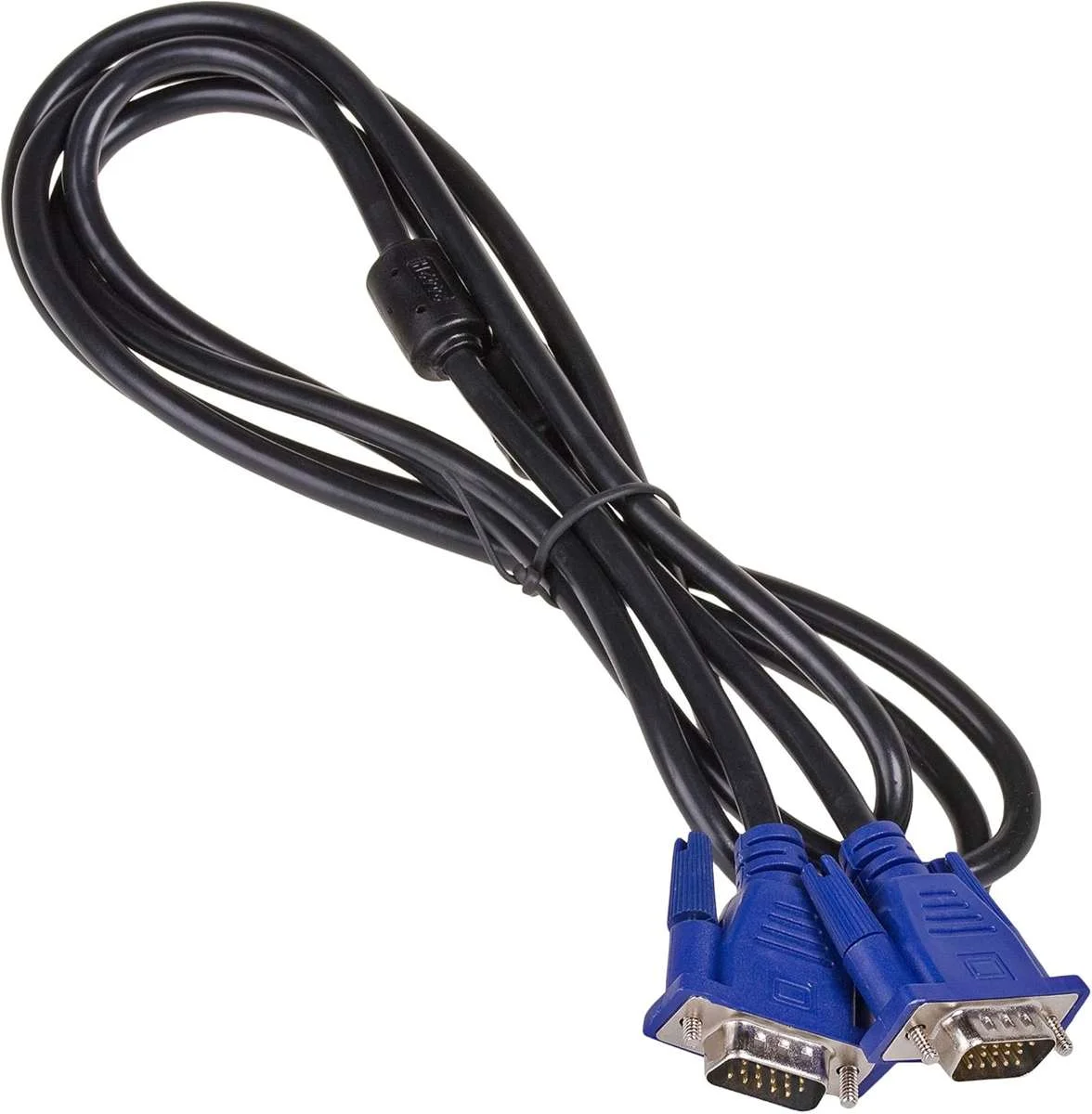 Cable VGA bleu 130cm avec anti parasite