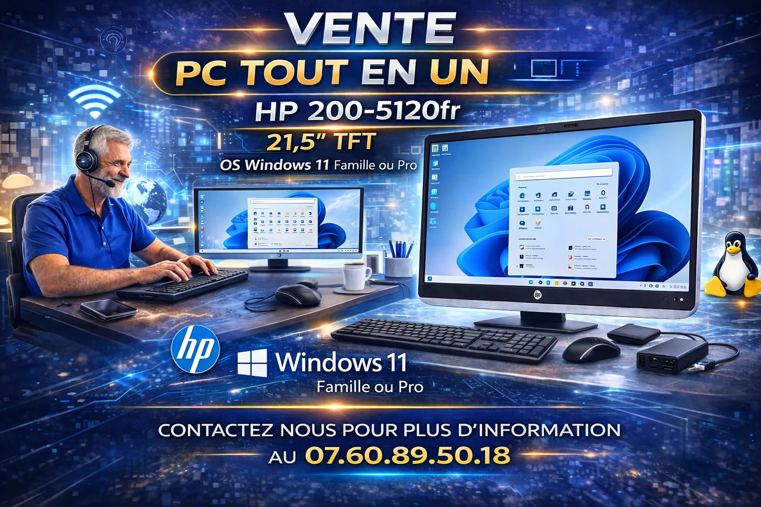 Forfait informatique Interventions à domicile et en atelier pour toutes intervention majeurs. - image 5