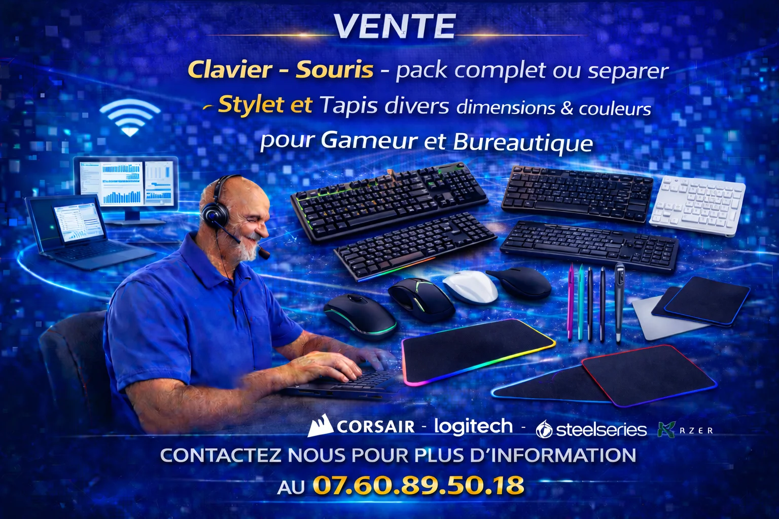 Forfait informatique Interventions à domicile et en atelier pour toutes intervention majeurs. - image 10