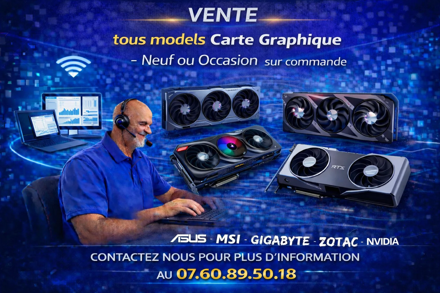 Forfait informatique Interventions à domicile et en atelier pour toutes intervention majeurs. - image 11