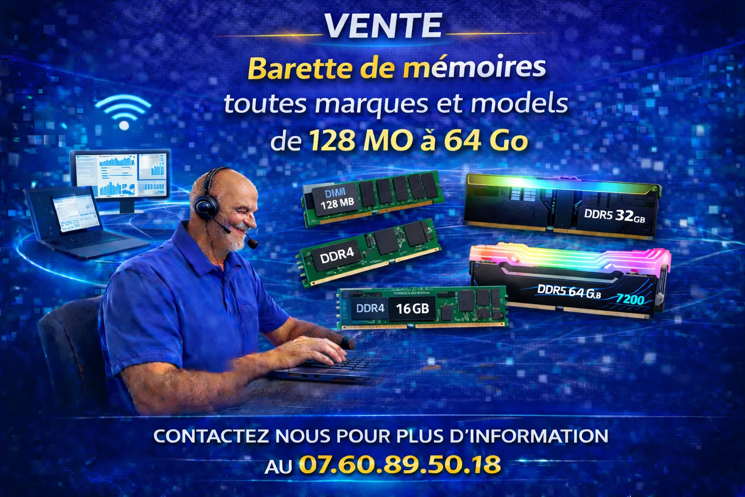 RAM - Barrette de Mémoire EDO MT8D432M-5X 16 Mo EDO 60ns 72-Pin SIMM-1